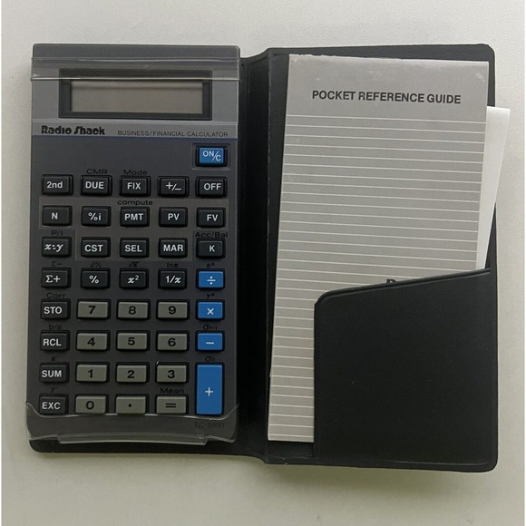 Radio Shack Business Financial Calculator EC5100‎ W Reference Guidebook Untested - Picture 1 of 3